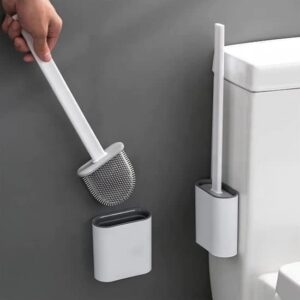 Epic Silicone Toilet Brush with Holder Stand